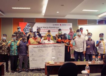Rapat Kerja Kemitraan Dan Kerjasama Program Kesiapsiagaan Gempa Bumi PMI Kota Sukabumi