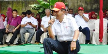 PMI PROVINSI JAWA BARAT DUKUNG PEMBANGUNAN KUJANG SEPASANG DI JATIGEDE