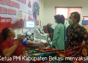 KETUA PMI KABUPATEN BEKASI AJAK MASYARAKAT YANG TELAH SEMBUH COVID 19 MENDONORKAN PLASMA KONVALESEN