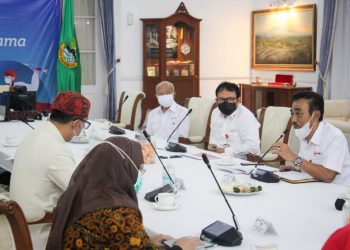 AUDIENSI PENGURUS PMI PROVINSI JAWA BARAT DENGAN GUBERNUR JAWA BARAT