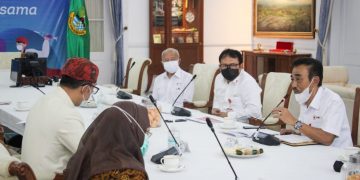 AUDIENSI PENGURUS PMI PROVINSI JAWA BARAT DENGAN GUBERNUR JAWA BARAT